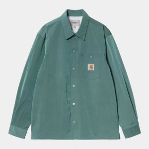 Carhartt WIP S/S Canby Shirt Jac Silver Pine/ White