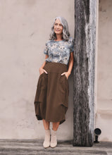 Load image into Gallery viewer, Olga De Polga Milwaukee Mills Skirt Caramel
