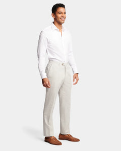 Brooksfield BFU955 Linen/Cotton Trouser Fog Grey