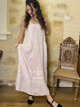 Load image into Gallery viewer, Miss Rose Sister Violet Isadore Cami Linen Dress Powder Pink
