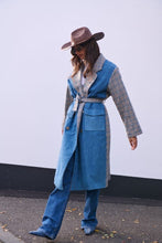 Load image into Gallery viewer, Barry Made Holmsen Trench Denim Check
