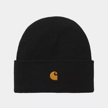 Load image into Gallery viewer, Carhartt WIP Chase Beanie Black
