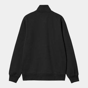 Carhartt WIP Chase Neck Zip Sweat Black