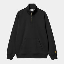 Load image into Gallery viewer, Carhartt WIP Chase Neck Zip Sweat Black
