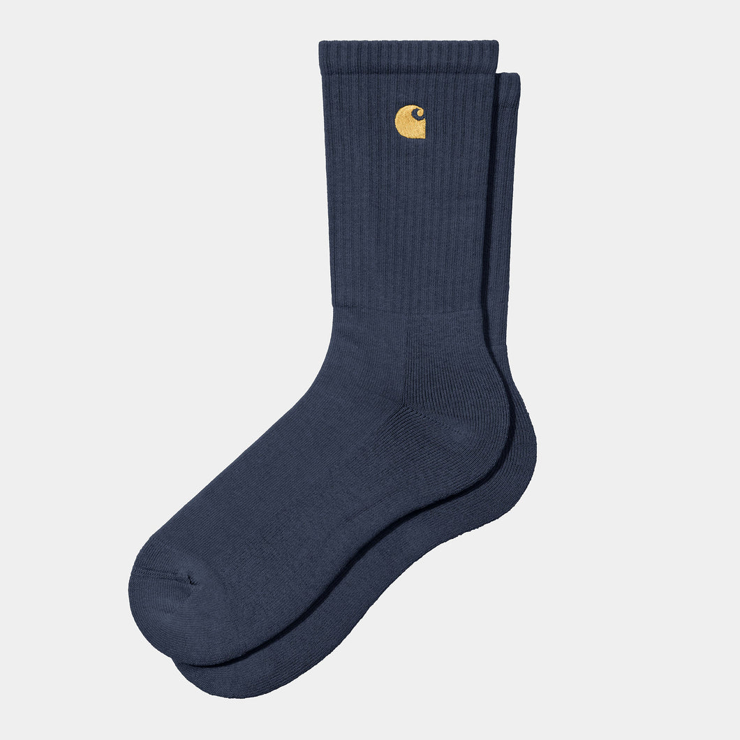 Carhartt WIP Chase Socks Blue / Gold