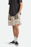 Brixton Everyday Stretch Hybrid Short Lost In Reality Print