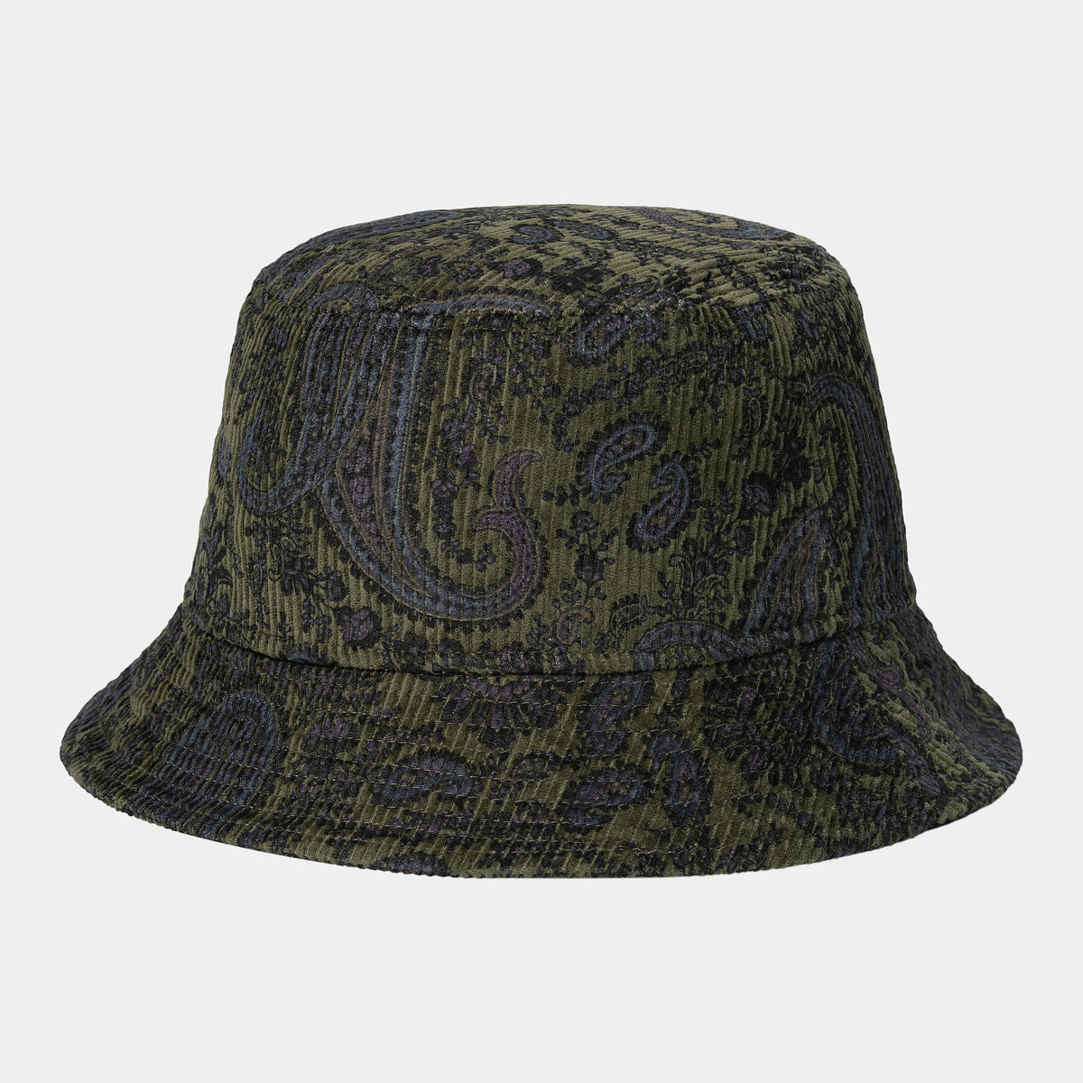 Carhartt WIP Cord Bucket Hat Paisley Print, Plant