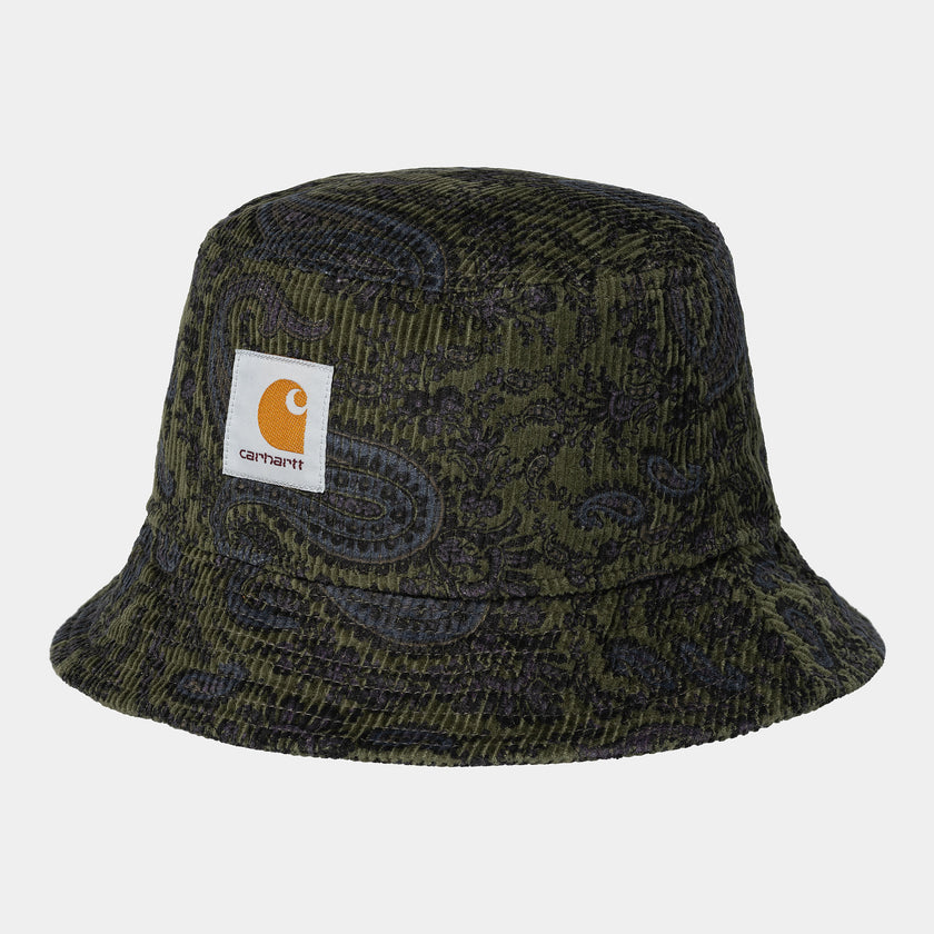 Carhartt WIP Cord Bucket Hat Paisley Print, Plant