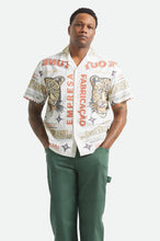 Load image into Gallery viewer, Brixton Getaway Camp Collar SS Shirt Lost In Reality Print
