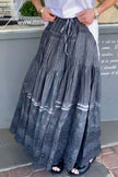 Miss Rose Sister Violet A Date With Mabel Skirt Black Washed