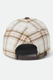 Brixton Big B Adjustable Cap Whitecap Plaid/Brown Corduroy