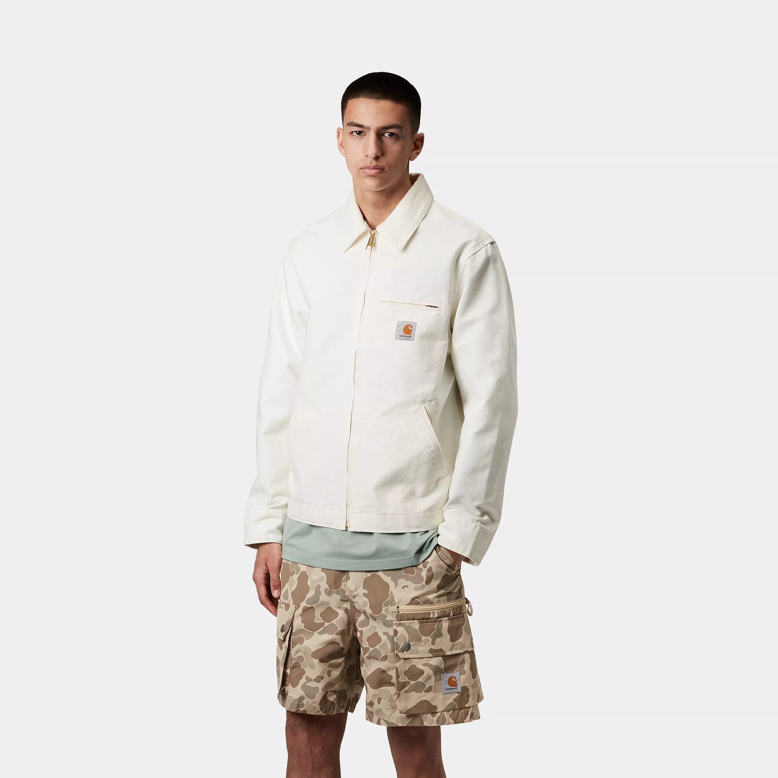 Carhartt WIP Detroit Jacket Wax / Wax rinsed