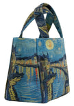 Dogo Vegan Leather Medium Tote Bag Sea Sparkles Design