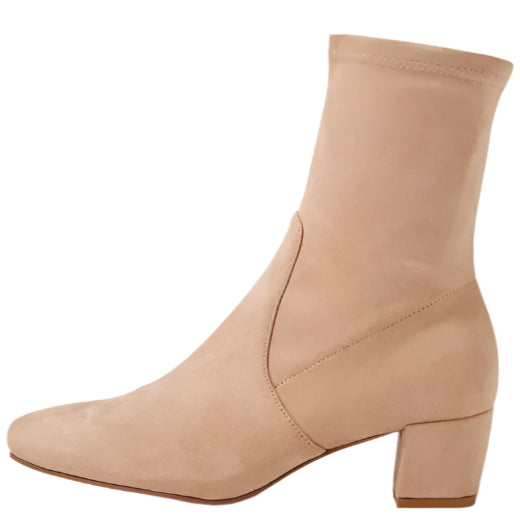 Django & Juliette Hartful Latte Stretch Microsuede