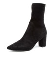 Django & Juliette Nider Black Microsuede