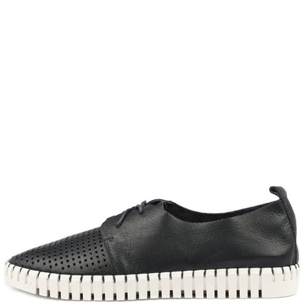 Django & Juliette Huston Sneakers Navy Leather
