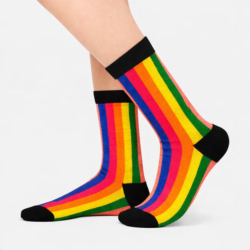 RAU Studio Rainbow Stripes Socks