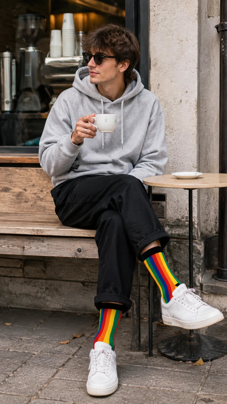 RAU Studio Rainbow Stripes Socks
