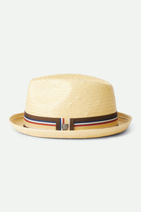 Brixton Castor Fedora Tan