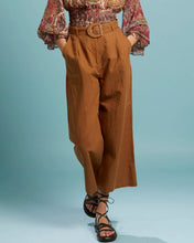 Load image into Gallery viewer, Fate + Becker Exhale Belted Wide Leg Pant Mocha
