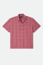 Load image into Gallery viewer, Brixton Century Short Sleeve Shirt Pink Shadow Plaid
