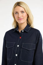 Load image into Gallery viewer, 365 Days Maverick Linen Shirt Navy/White
