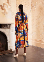 Load image into Gallery viewer, Olga De Polga Fiorella Parisian Midi Wrap Dress Earth
