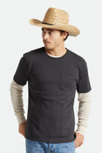 Load image into Gallery viewer, Brixton Houston Straw Cowboy Hat Natural
