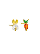 Load image into Gallery viewer, Tiger Tree EKJ6570 Crystal Bugsy Carrot Studs
