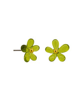Load image into Gallery viewer, Tiger Tree Green Gail Daisy Earrings
