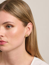 Load image into Gallery viewer, Tiger Tree Gold Pollyanna Bow Earrings
