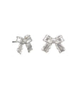 Tiger Tree Silver Pollyanna Bow Earrings