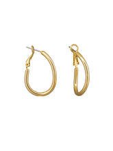 Load image into Gallery viewer, Tiger Tree Gold Twist Hoops
