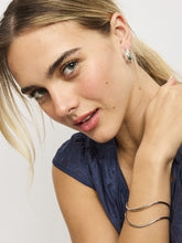 Load image into Gallery viewer, Tiger Tree Silver Vanessa Hoop Earrings
