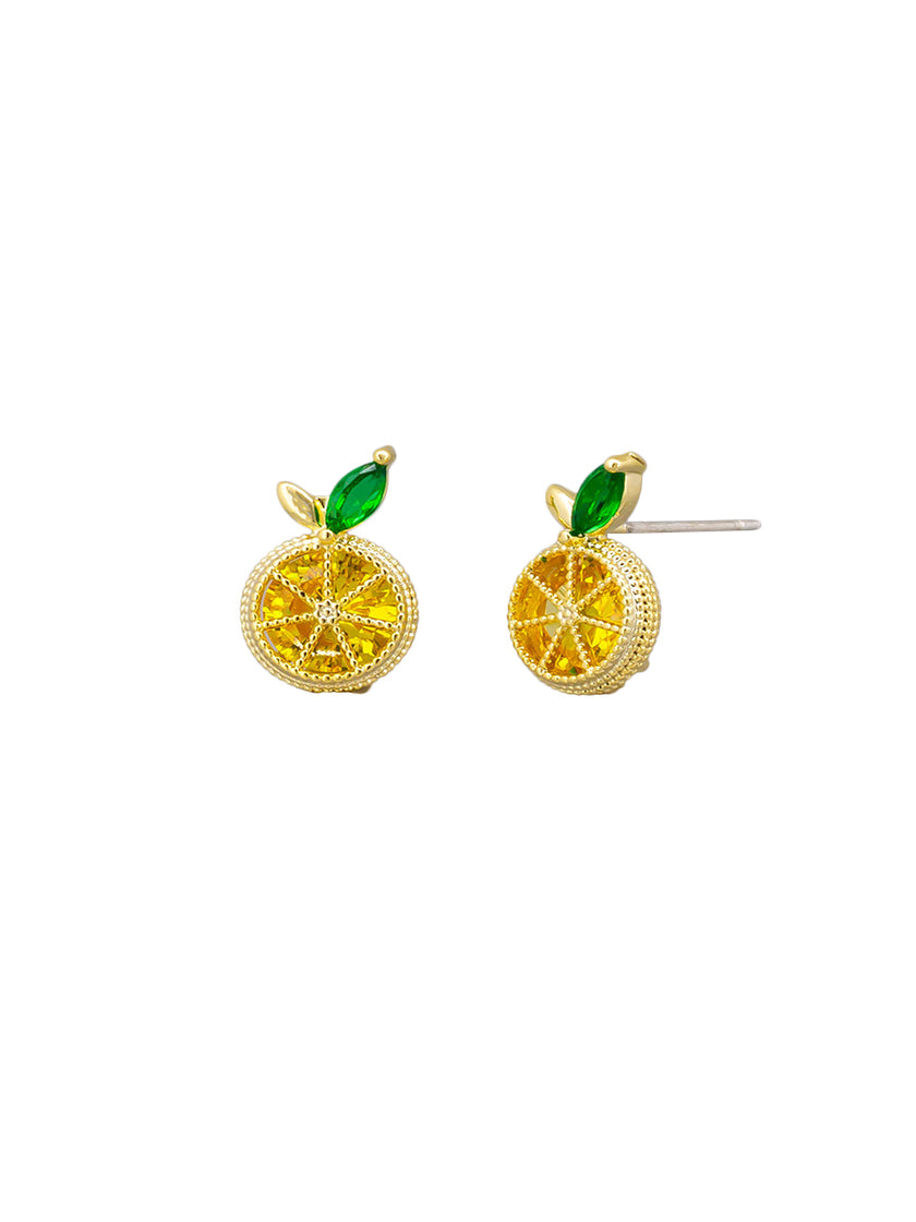 Tiger Tree Sour Lemon Earrings