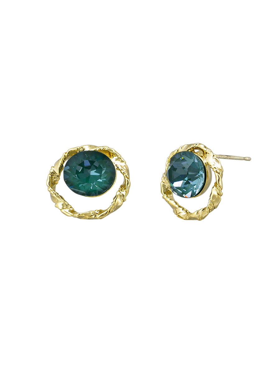 Tiger Tree Blue Isla Earrings