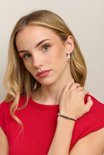 Load image into Gallery viewer, Tiger Tree Silver Kempton Hoops

