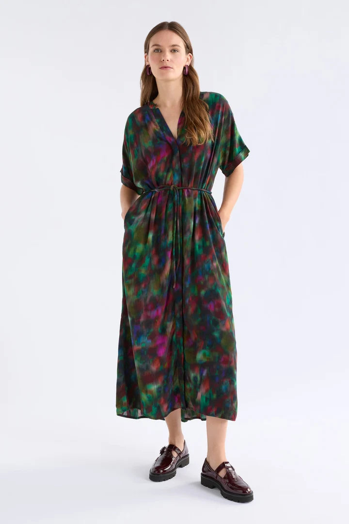 Elk Malo Shirt Dress Jord Print