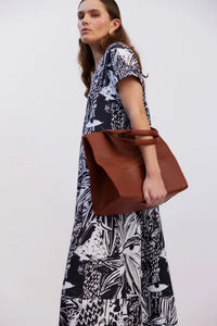 Elk Haki Dress Tropea Print