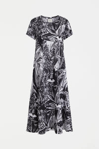 Elk Haki Dress Tropea Print