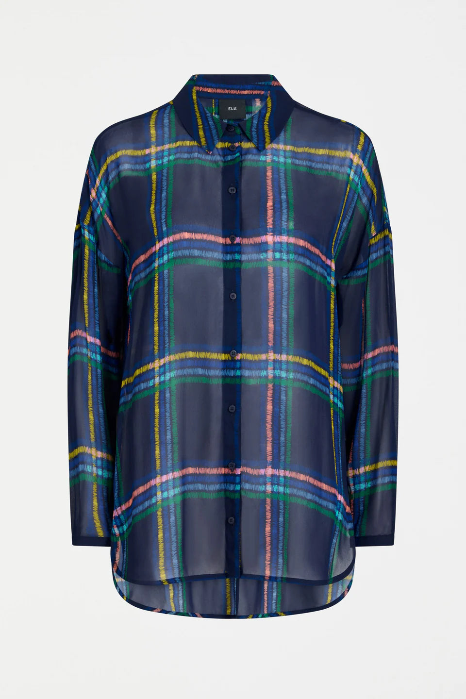 Elk Eir Sheer Shirt Elba Check