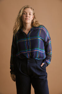 Elk Eir Sheer Shirt Elba Check