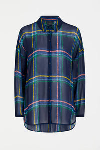 Elk Eir Sheer Shirt Elba Check