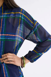 Elk Eir Sheer Shirt Elba Check