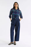 Elk Eir Sheer Shirt Elba Check