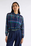 Elk Eir Sheer Shirt Elba Check