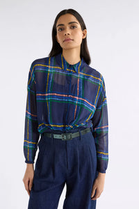 Elk Eir Sheer Shirt Elba Check