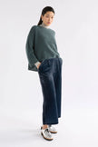 Elk Suuri Wide Leg Pant Blue Steel