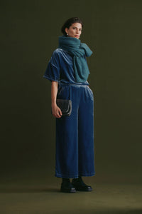 Elk Suuri Wide Leg Pant Blue Steel