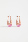 Elk Korvvo Long Hoop Earring Lilac